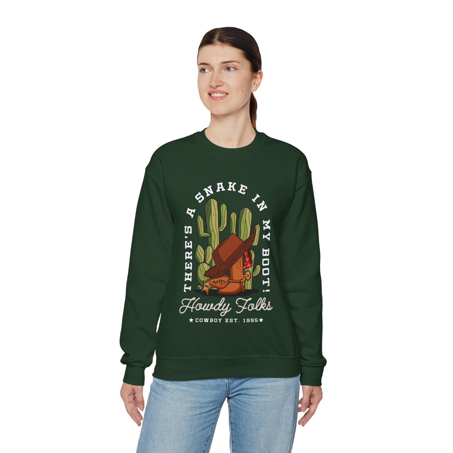 Howdy Folks - Adult Crewneck Sweatshirt