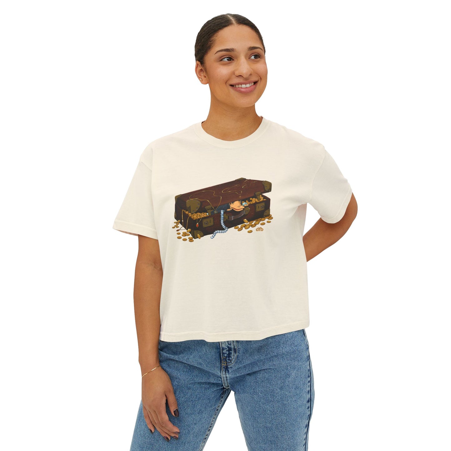 Niffler in a Suitcase - Women's Boxy Tee