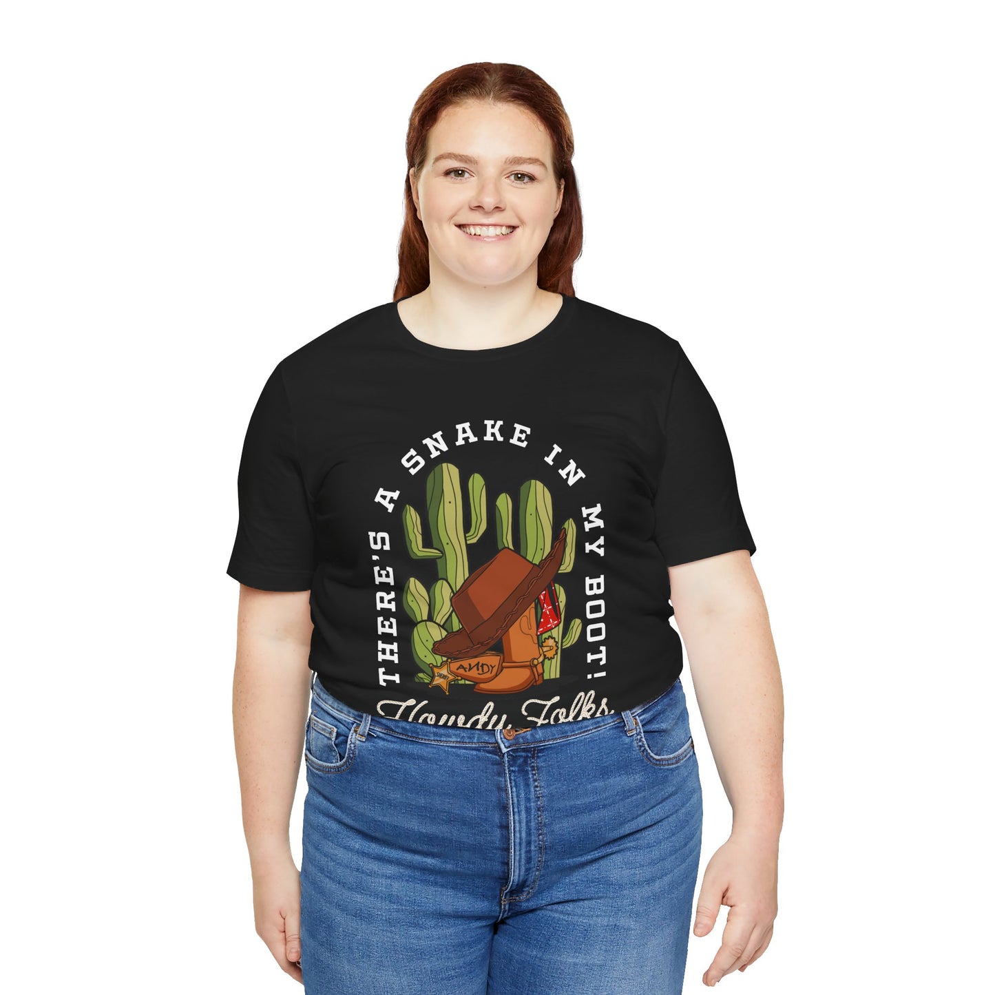 Howdy Folks - Adult Tee Shirt