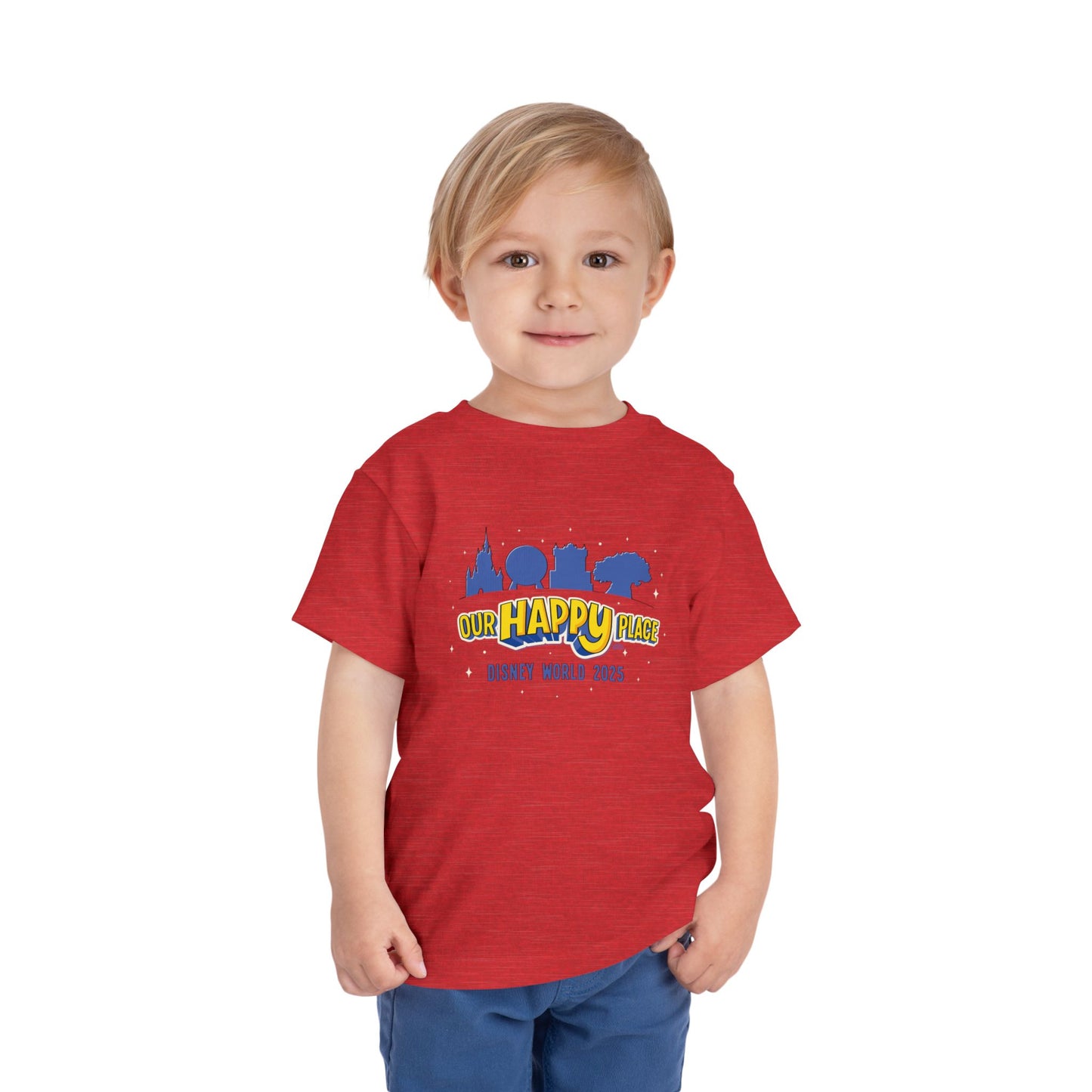 Our Happy Place 2025 - Family Matching Tee - Toddler T-shirt