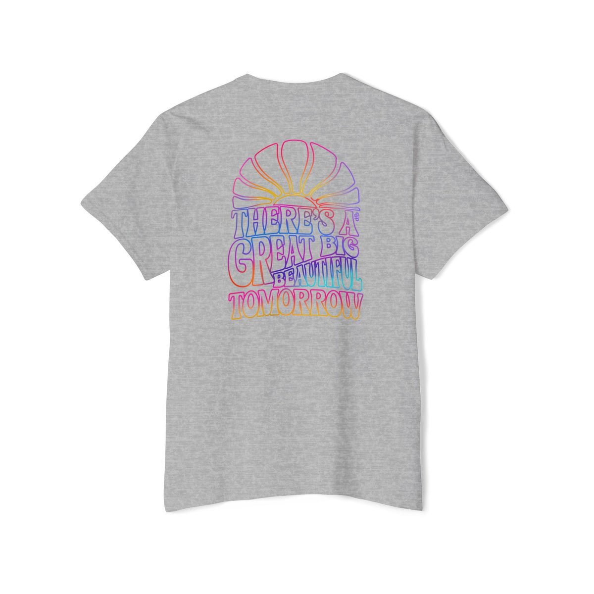 LIMITED EDITION Great Big Beautiful Tomorrow - Front & Back w/ Pocket - Unisex Heavy Cotton Pocket Tee