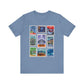 EPCOT Vintage Stamps - Adult Tee Shirt