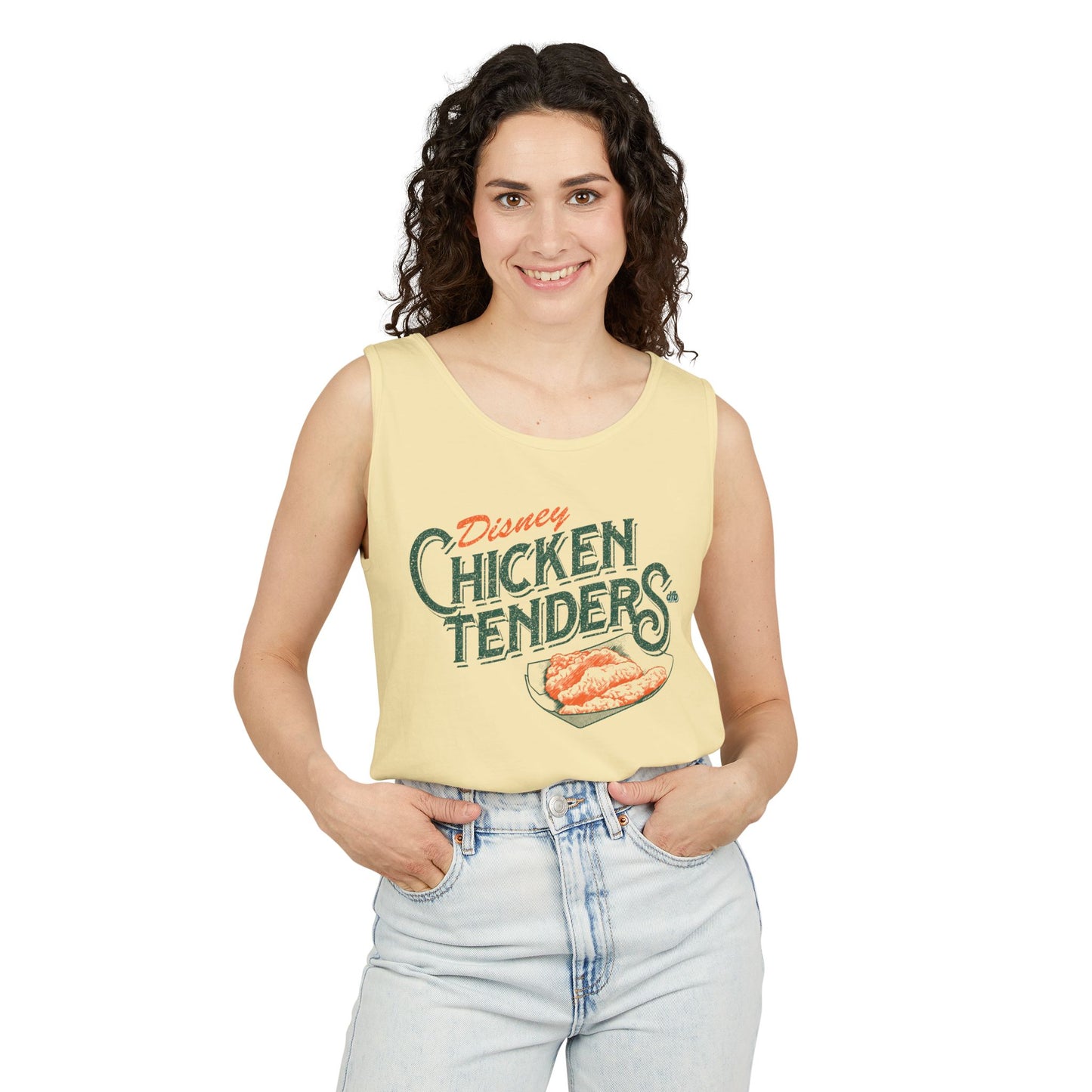 Chicken Tenders - Unisex Garment-Dyed Tank Top
