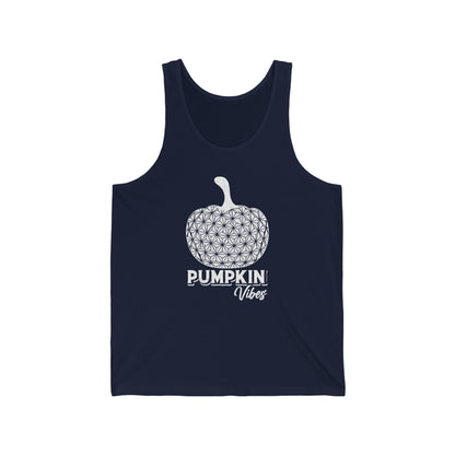 Pumpkin Vibes EPCOT Spaceship Earth Unisex Jersey Tank