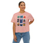 Hollywood Studios Vintage Stamps - Women's Boxy Tee