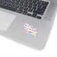it's a small world - Kiss-Cut Stickers