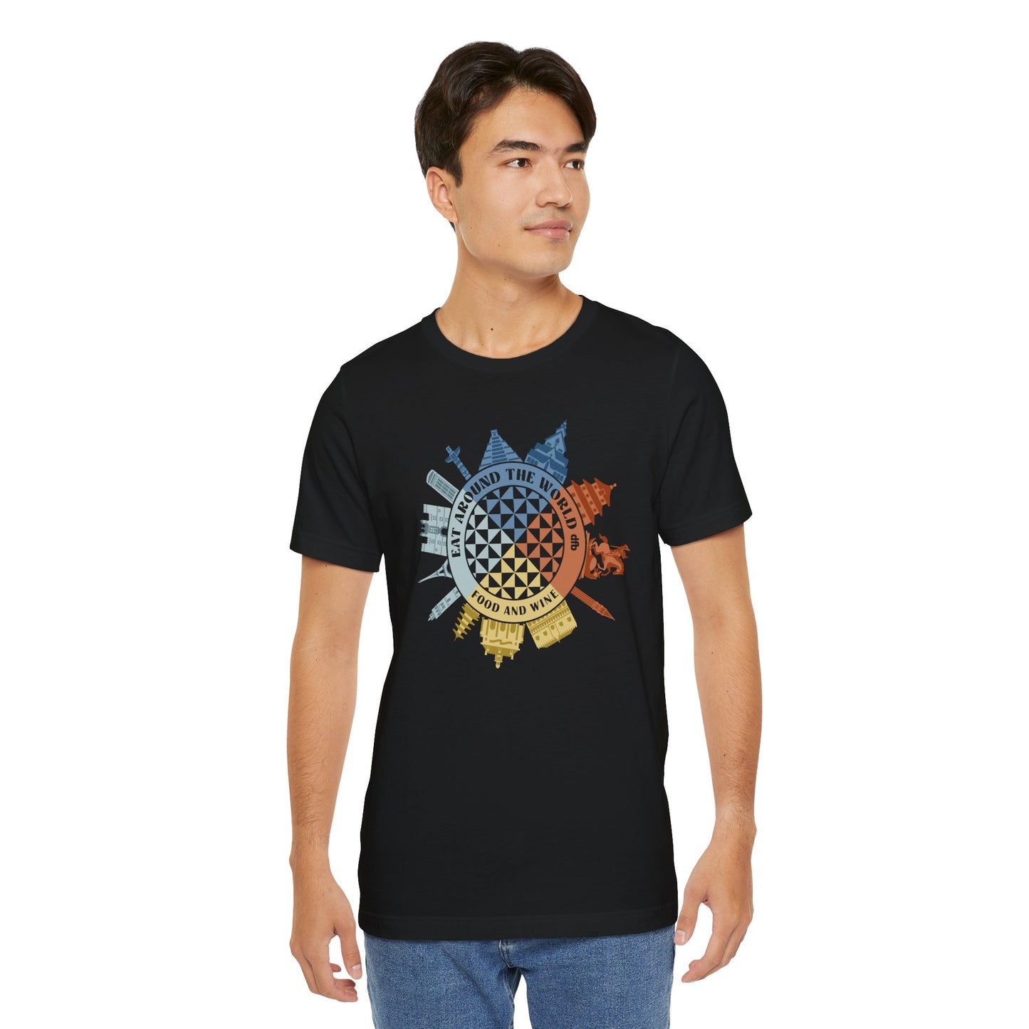 Food & Wine Compass - Adult Tee Shirt