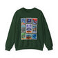 EPCOT Vintage Stamps - Adult Crewneck Sweatshirt