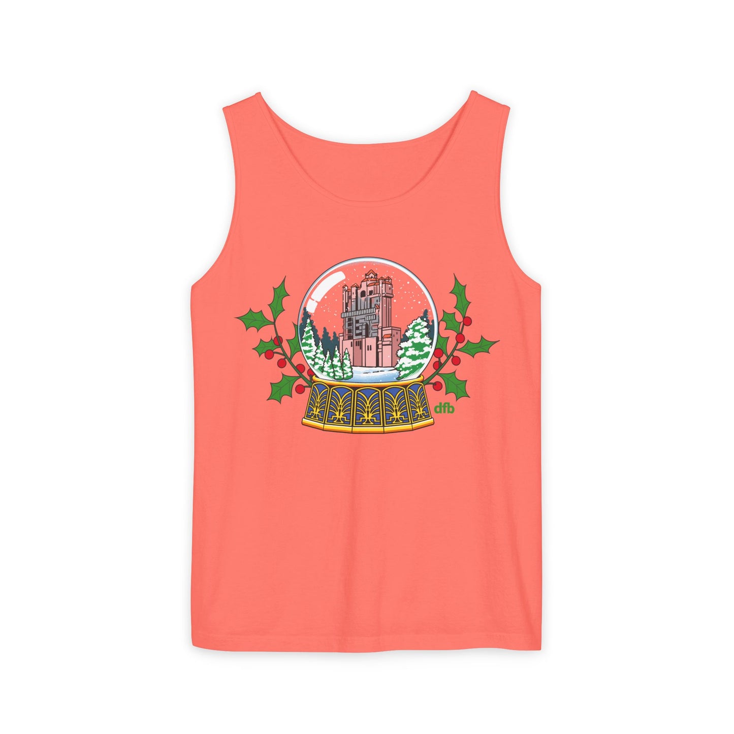 Hollywood Studios Snowglobes - Unisex Garment-Dyed Tank Top
