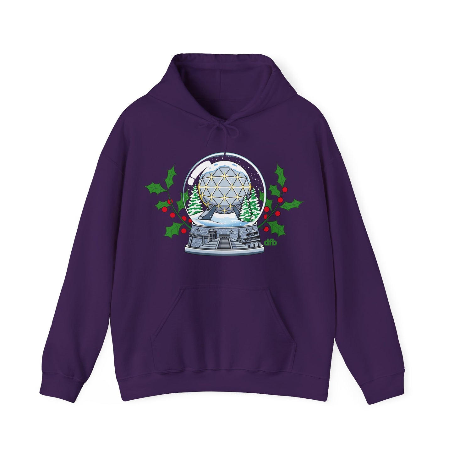 EPCOT Snowglobes -  Adult Hoodie Sweatshirt