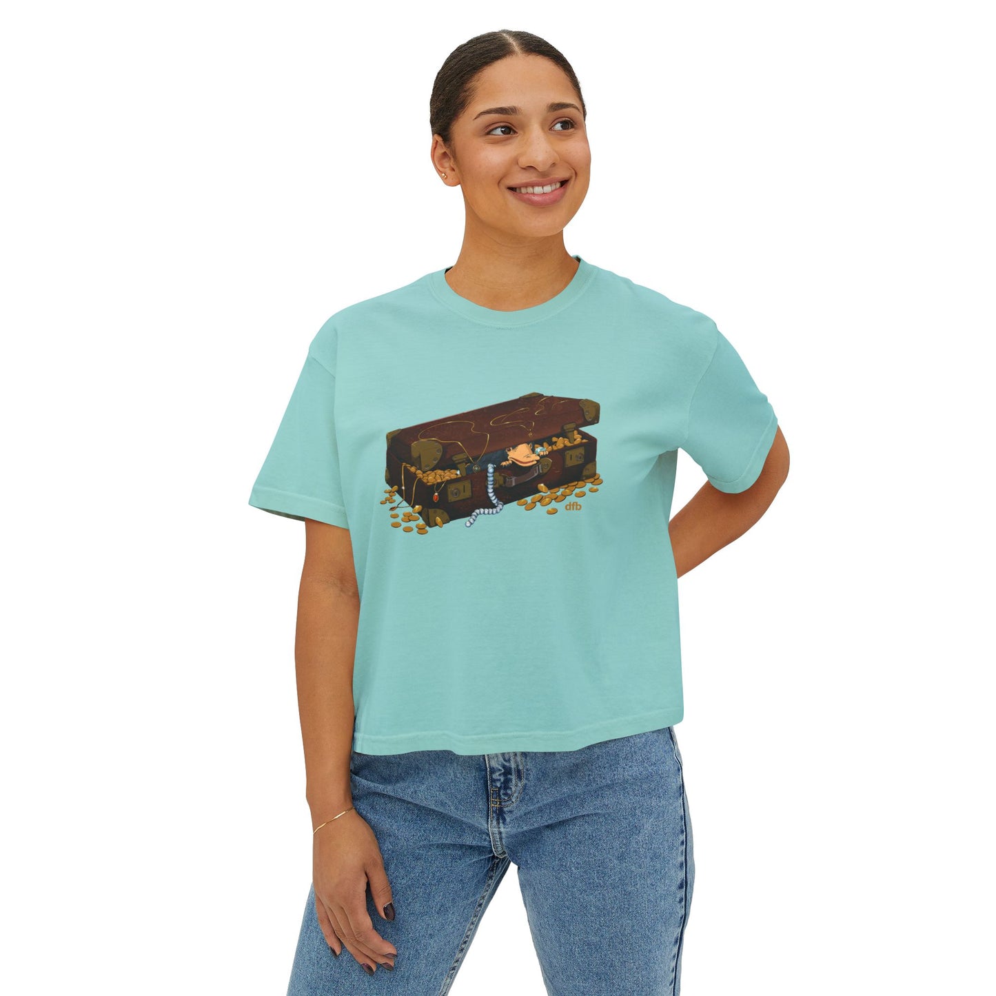 Niffler in a Suitcase - Women's Boxy Tee
