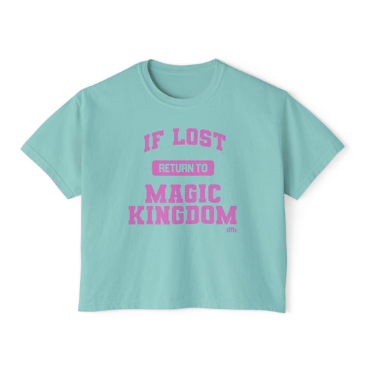 If Lost, Return to the Parks - Women's Boxy Tee
