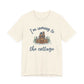 Snowy Cabin Castle, I'm Coming to the Cottage - Adult Tee Shirt