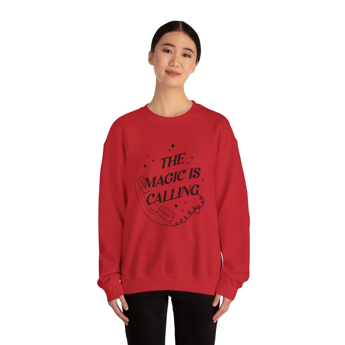 Magic is Calling Double Sided - Adult Crewneck Sweatshirt