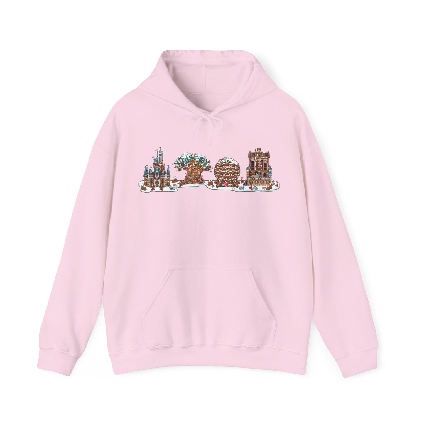 Gingerbread Park Icons - Adult Hoodie Sweatshirt