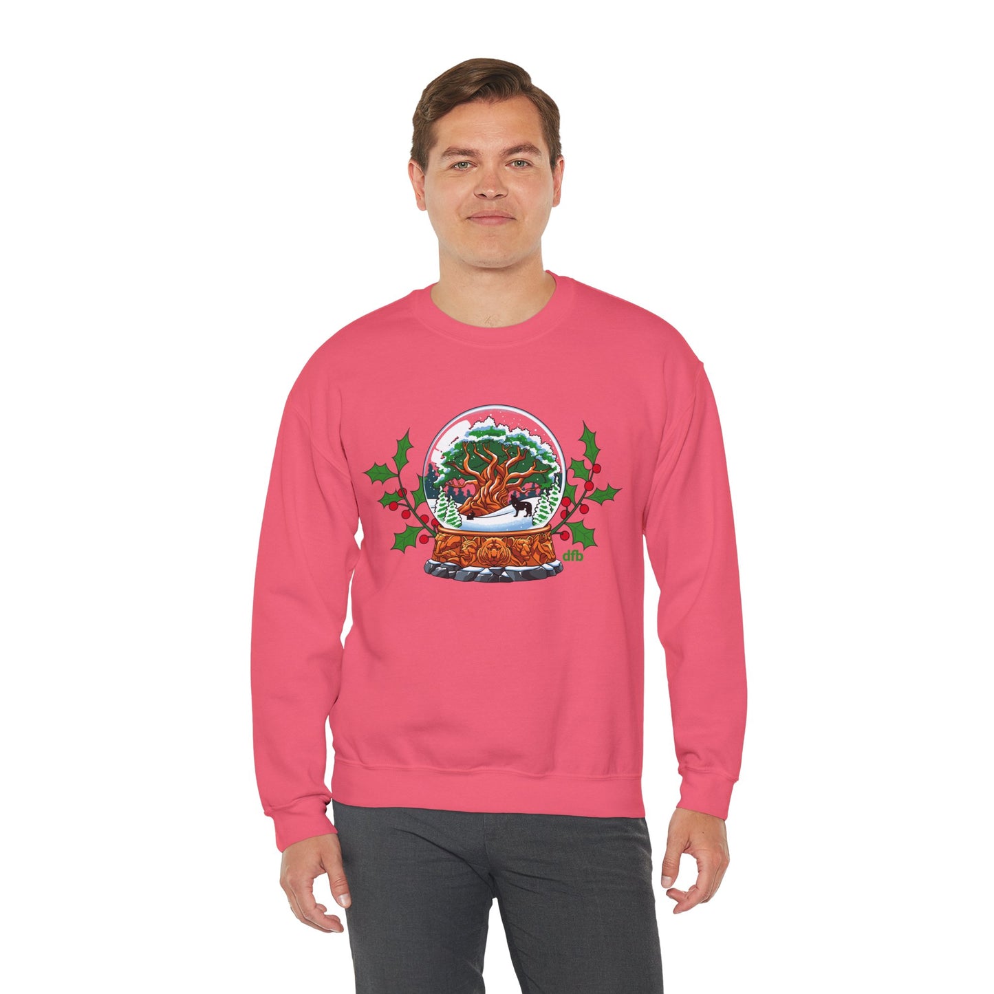 Animal Kingdom Snowglobes - Adult Crewneck Sweatshirt