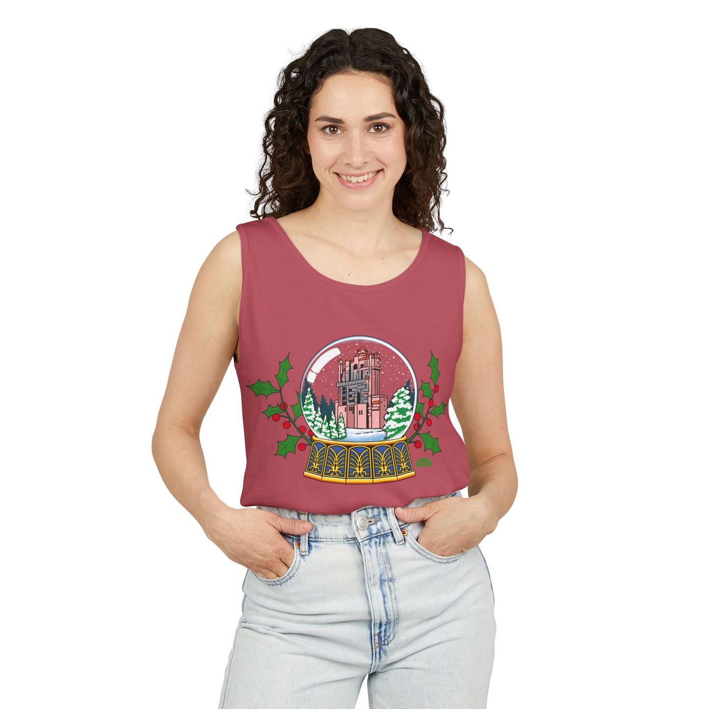 Hollywood Studios Snowglobes - Unisex Garment-Dyed Tank Top