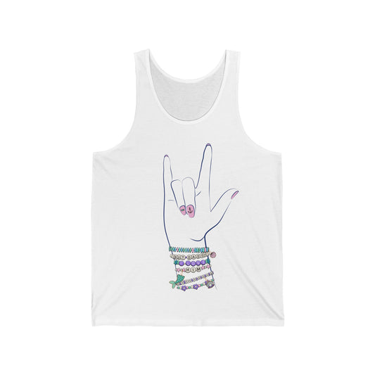 "But Daddy I Love Him!" - Friendship Bracelets - Adult Unisex Tank Top