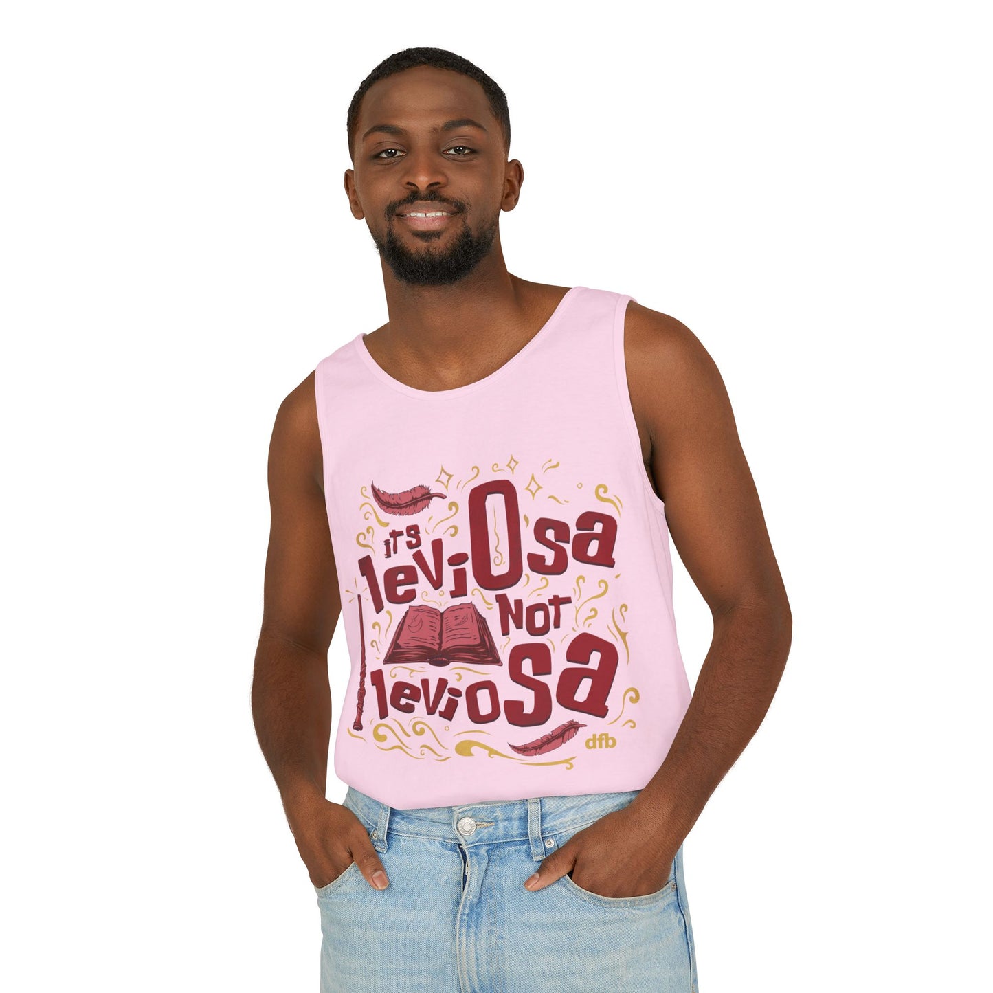 Hermione Quote - Unisex Garment-Dyed Tank Top