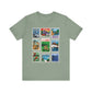 Animal Kingdom Vintage Stamps - Adult Tee Shirt