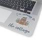 Snowy Cabin Castle, I'm Coming to the Cottage  - Kiss-Cut Stickers