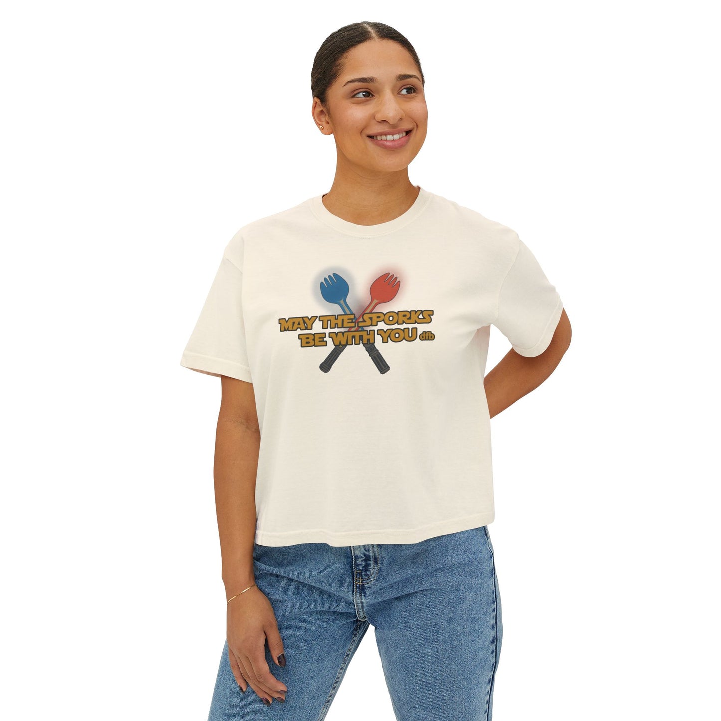 May the Sporks Be With You  - Women's Boxy Tee