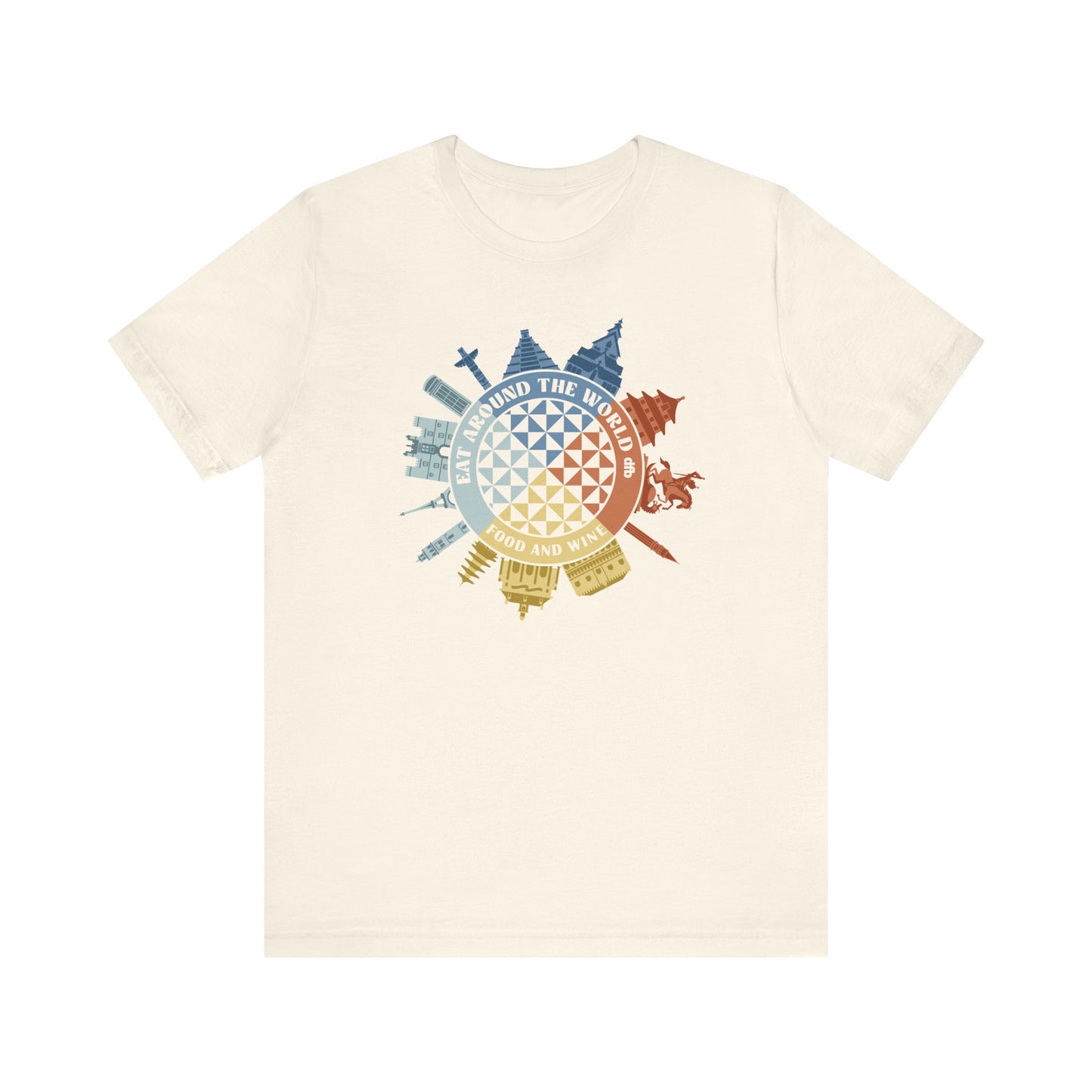 Food & Wine Compass - Adult Tee Shirt