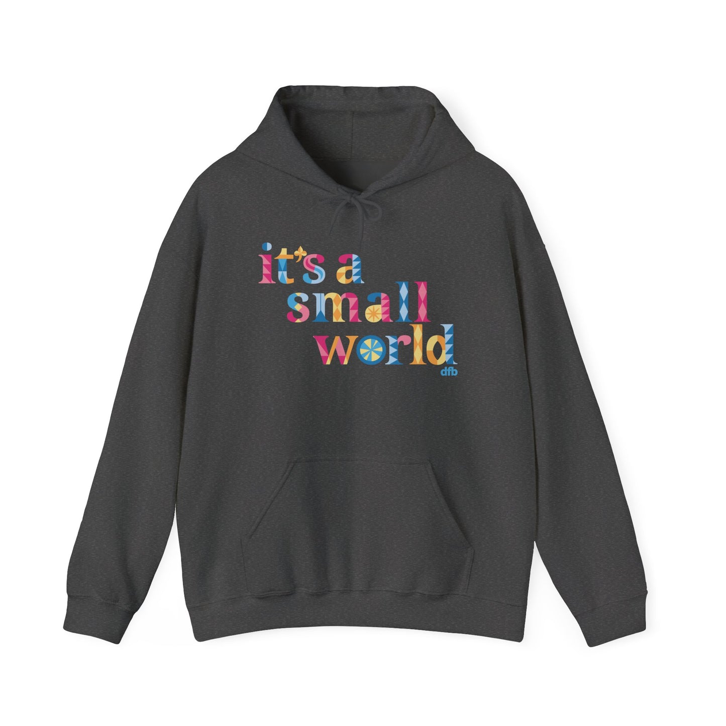 it's a small world -  Adult Hoodie Sweatshirt