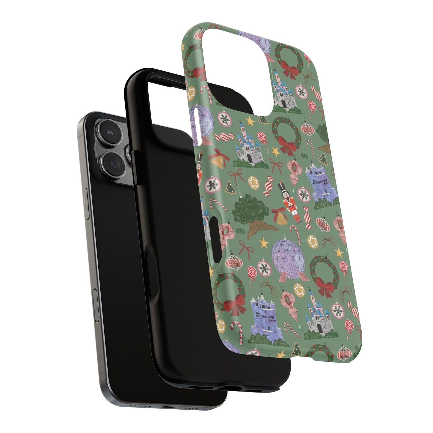 Park Icons Vintage Ornaments - Tough Magnetic iPhone Case