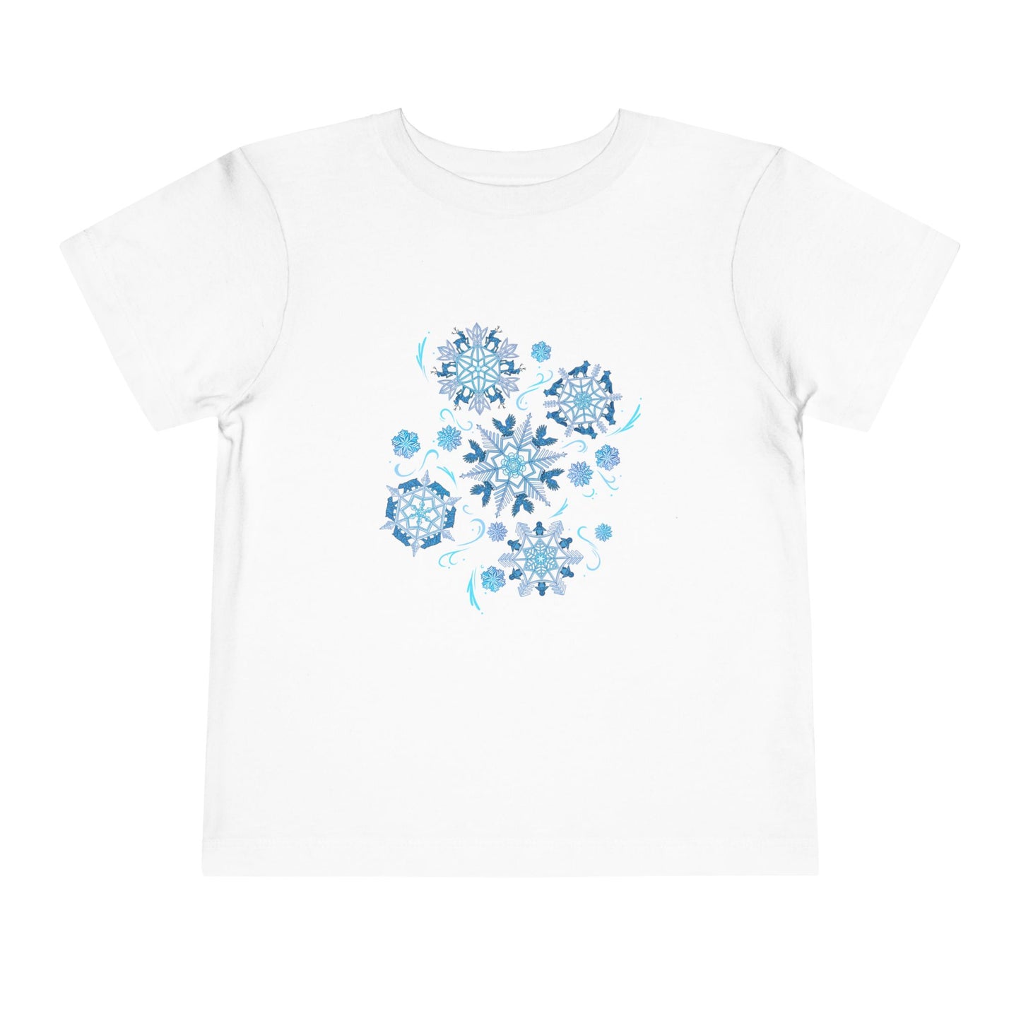 Merry Menagerie Snowflakes - Animal Kingdom Puppets - Toddler T-shirt