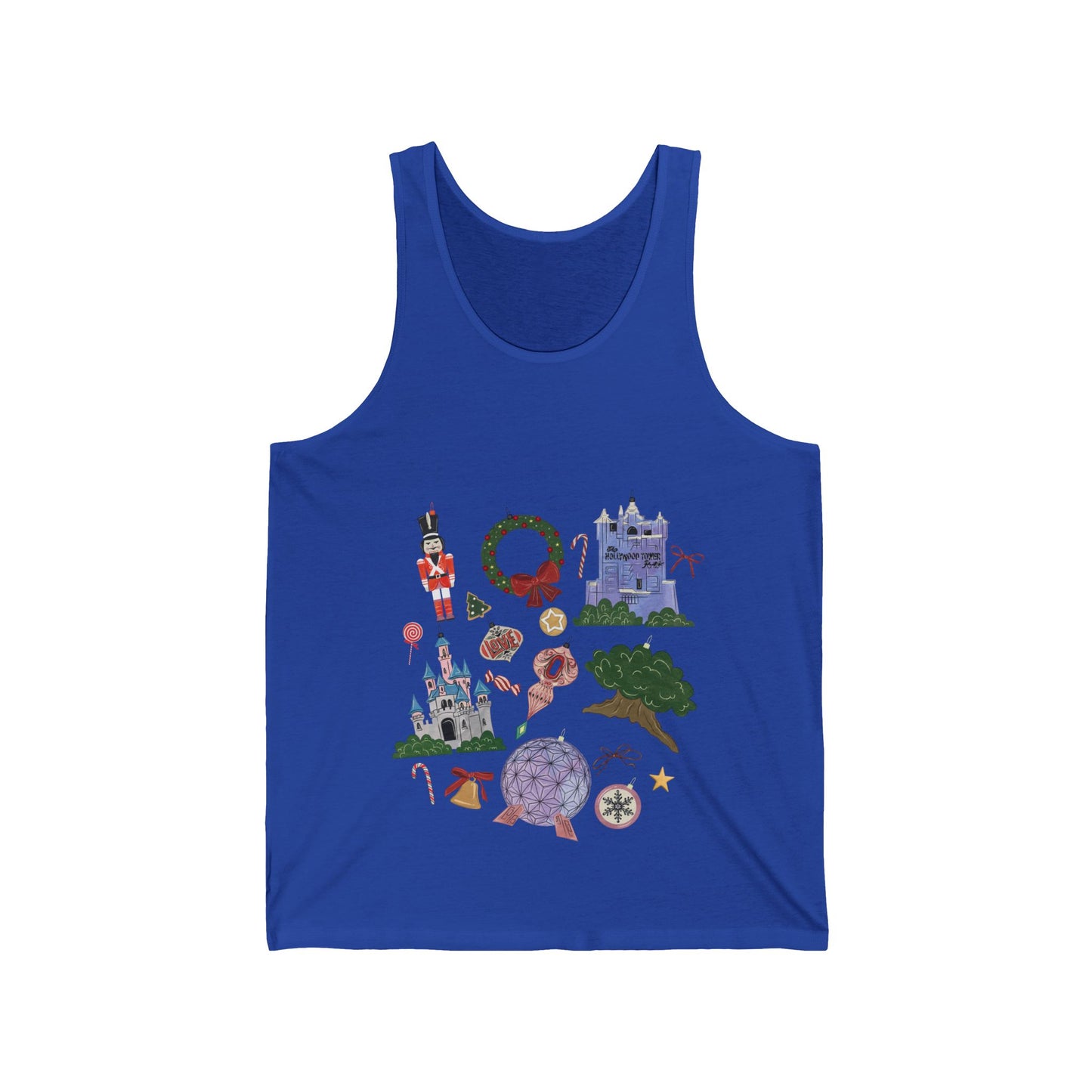 Park Icons Vintage Ornaments - Adult Unisex Tank Top