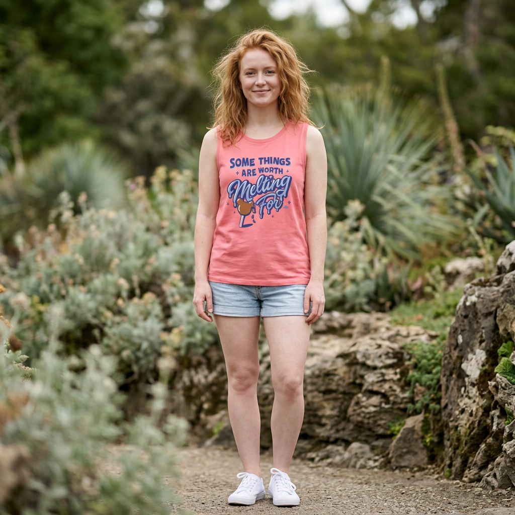 Some Things Are Worth Melting For - Unisex Garment-Dyed Tank Top