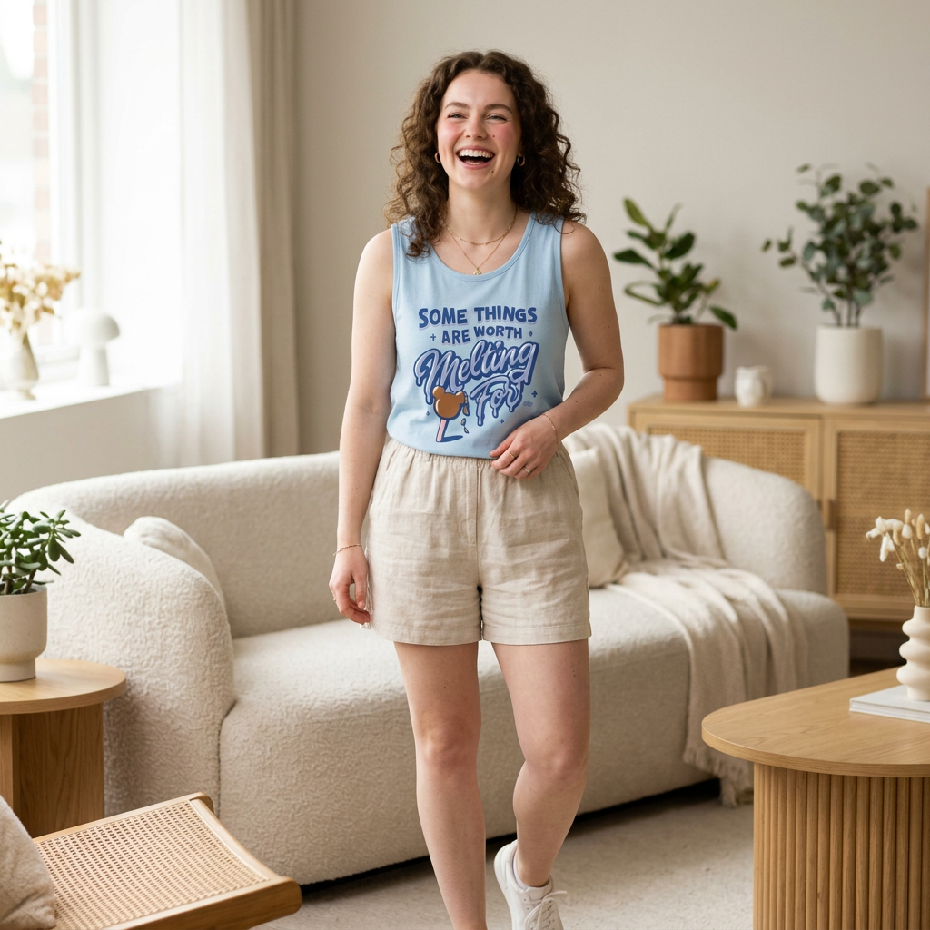 Some Things Are Worth Melting For - Unisex Garment-Dyed Tank Top