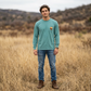 Piston Peak - Unisex Long Sleeve Pocket T-Shirt