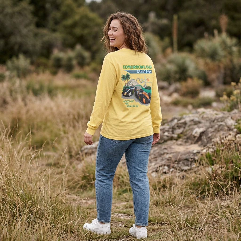 Tomorrowland Grand Prix - Unisex Long Sleeve Pocket T-Shirt