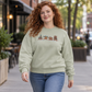 Gingerbread Park Icons - Womens Relaxed Crop Crewneck