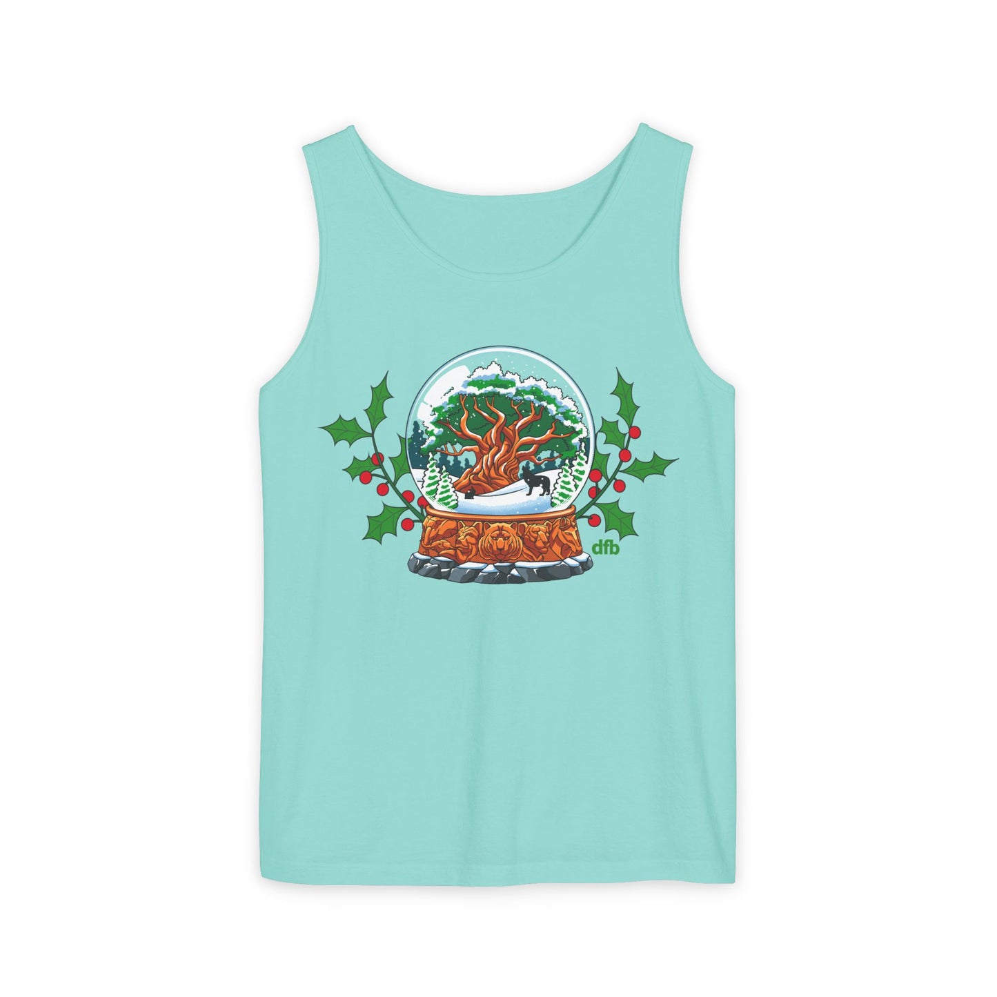 Animal Kingdom Snowglobes - Unisex Garment-Dyed Tank Top