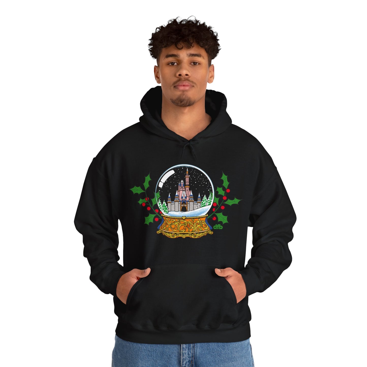Magic Kingdom Snowglobes -  Adult Hoodie Sweatshirt