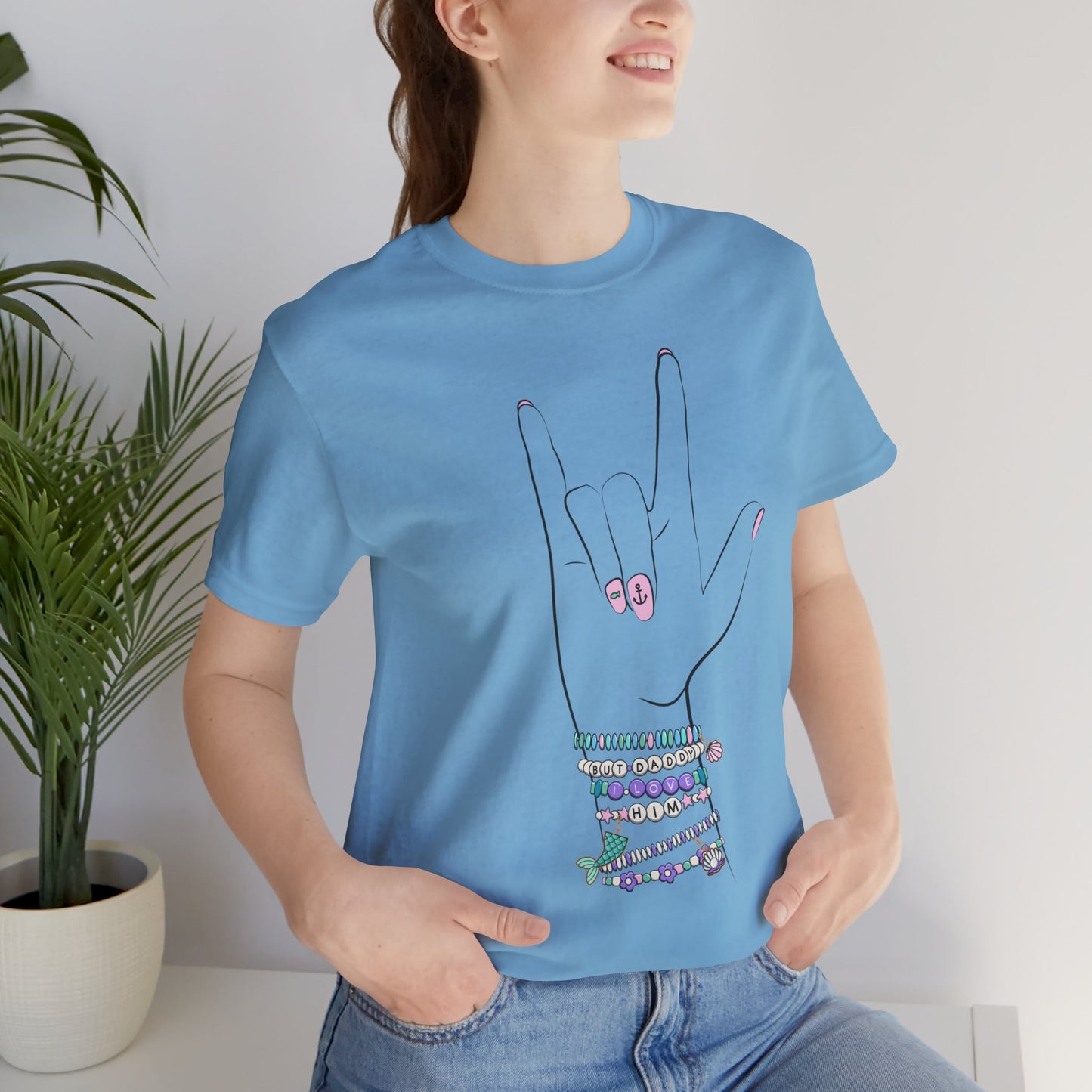 "But Daddy I Love Him!" - Friendship Bracelets - Adult Tee Shirt