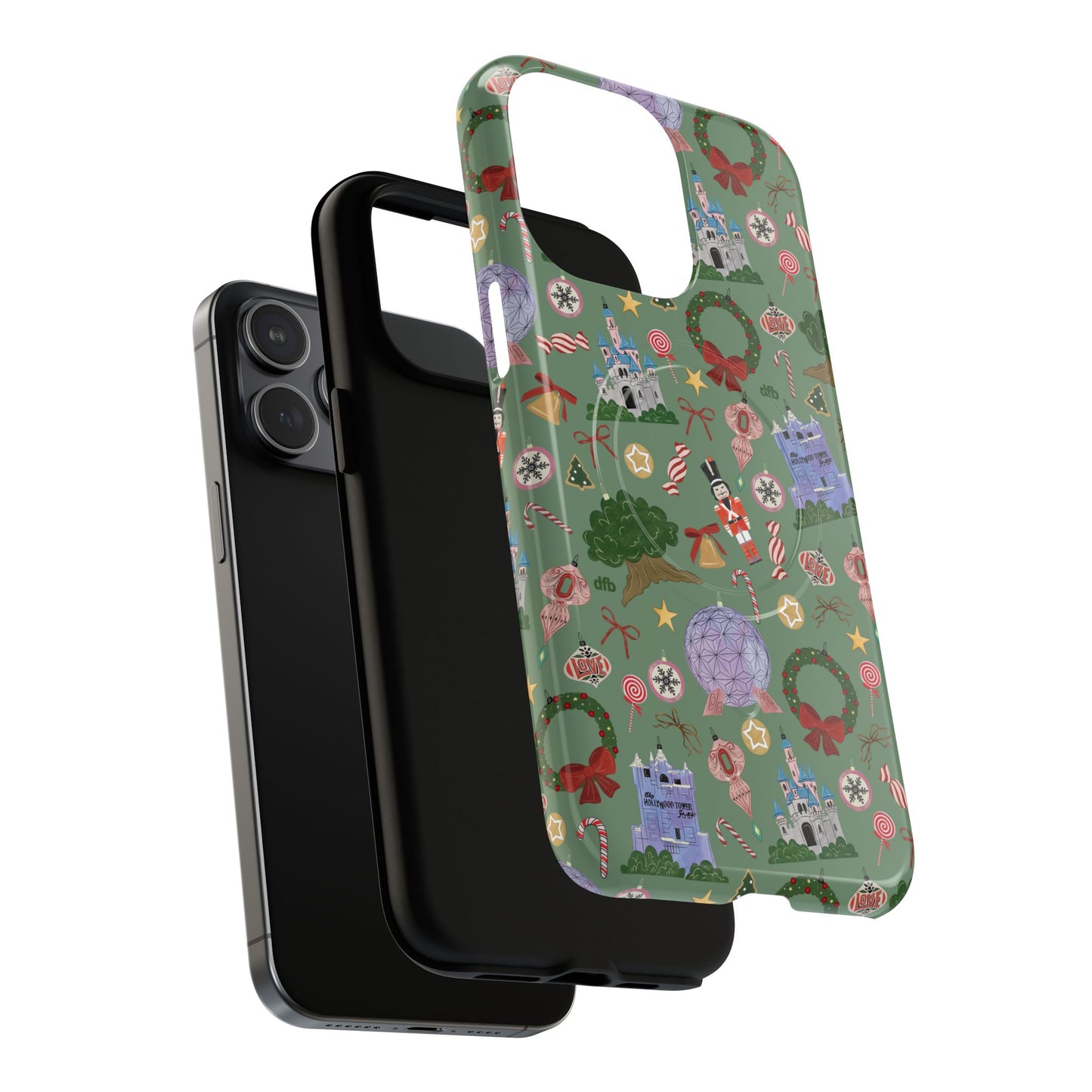 Park Icons Vintage Ornaments - Tough Magnetic iPhone Case