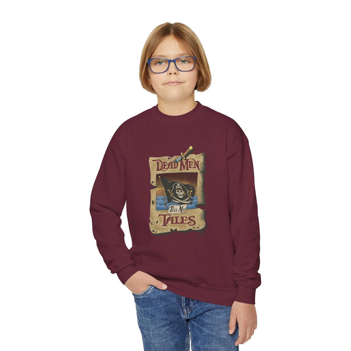 Dead Men Tell No Tales -  Youth Crewneck Sweatshirt