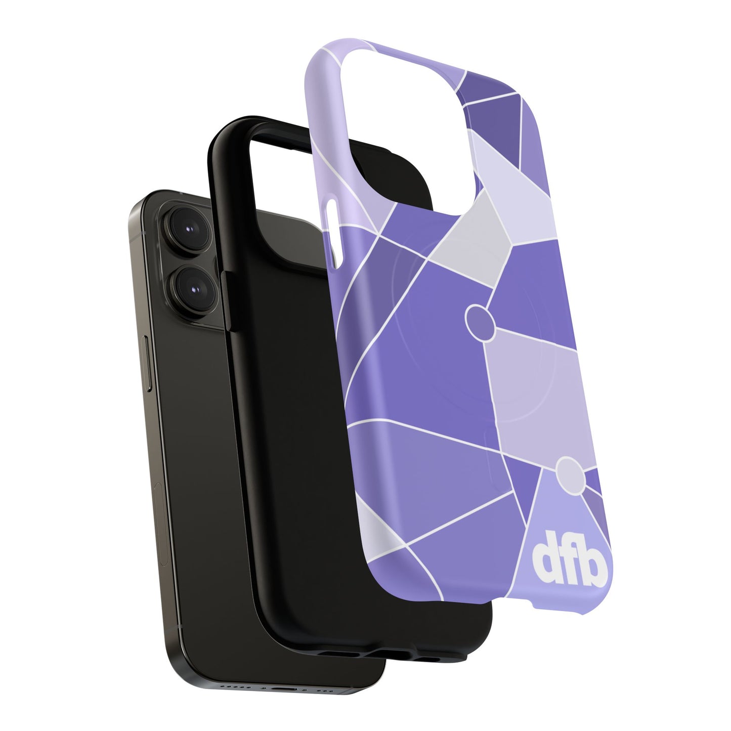 Tomorrowland Purple Wall - Tough Magnetic iPhone Case