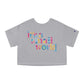it's a small world - Champion Women's Heritage Cropped T-Shirt