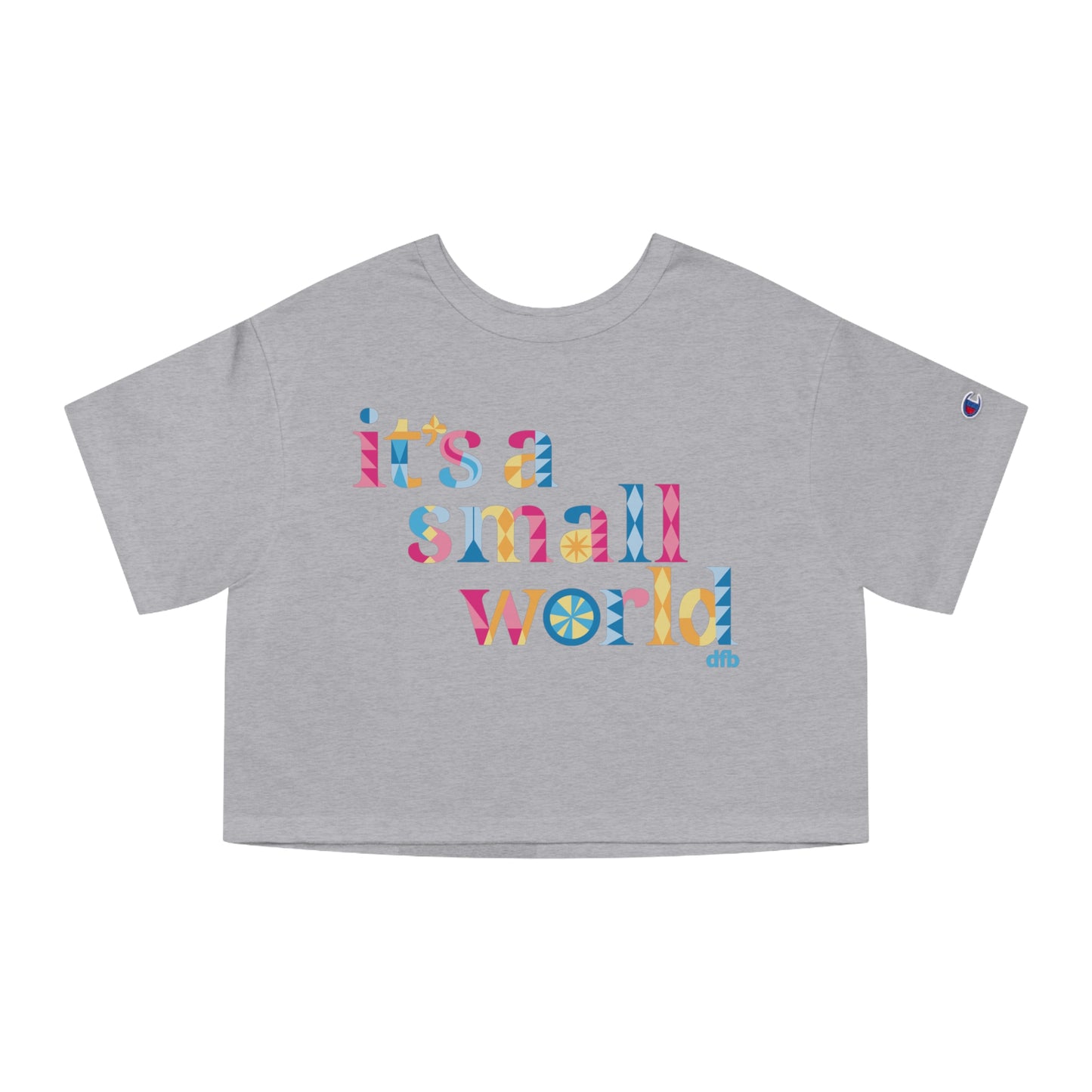 it's a small world - Champion Women's Heritage Cropped T-Shirt