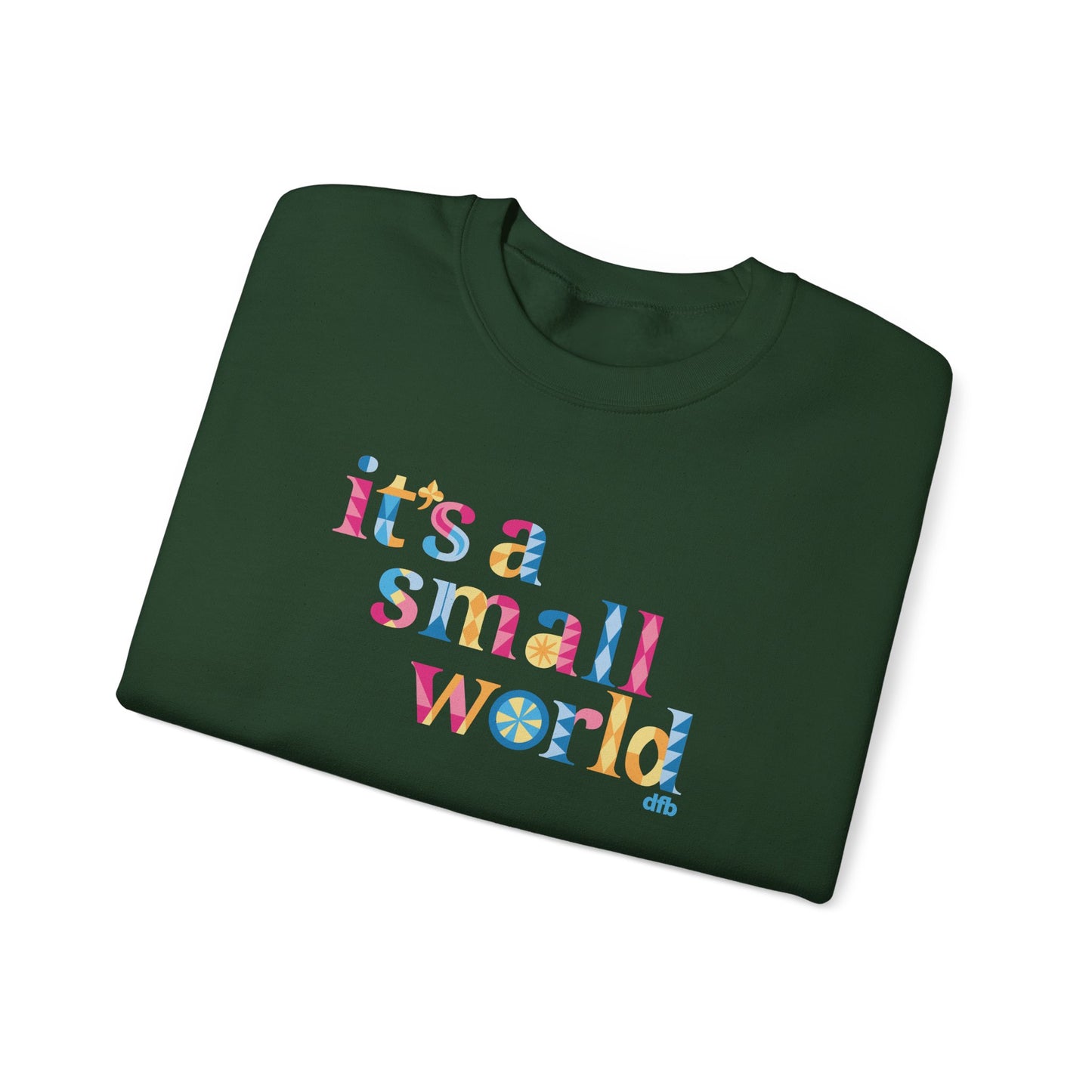 it's a small world - Adult Crewneck Sweatshirt