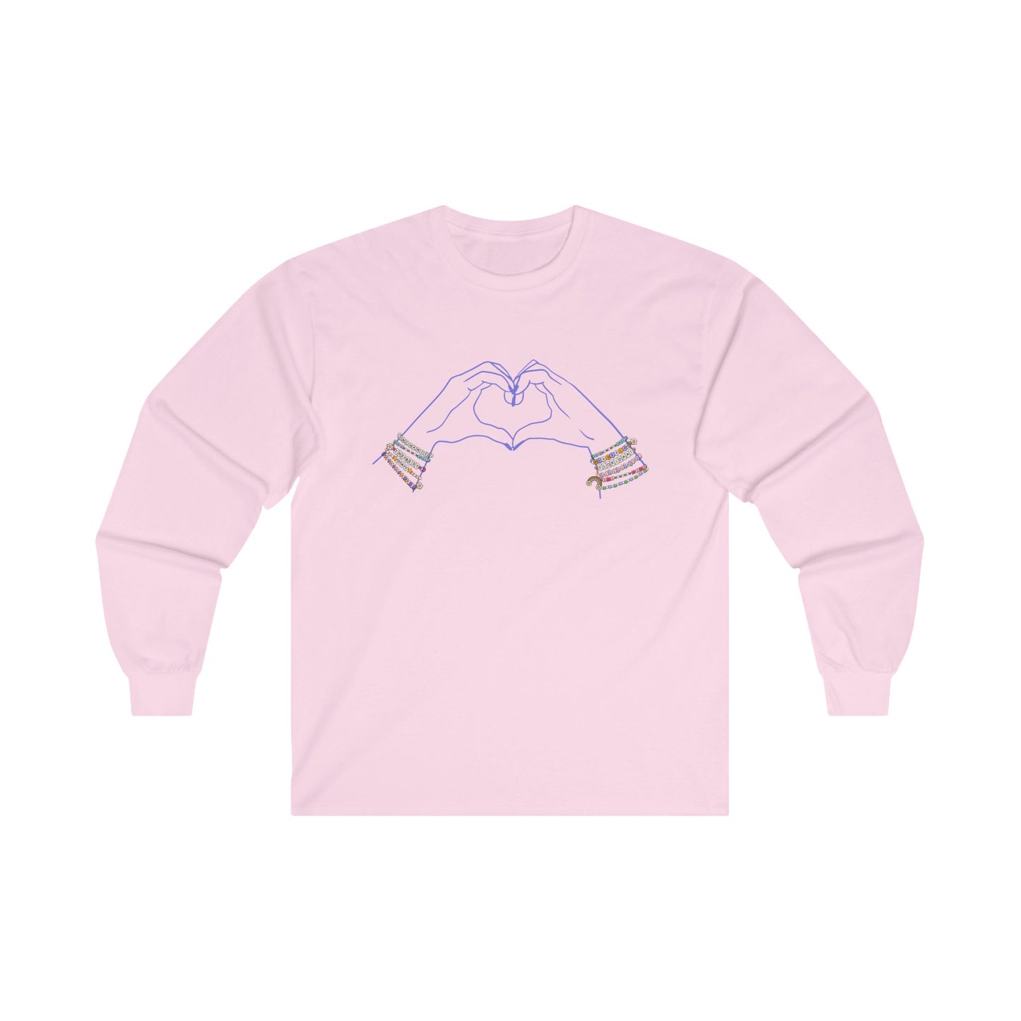 Heart Hands Friendship Bracelets - Long Sleeve Tee