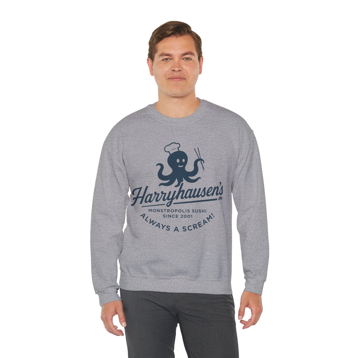 Harryhausen's - Adult Crewneck Sweatshirt