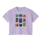 Hollywood Studios Vintage Stamps - Women's Boxy Tee