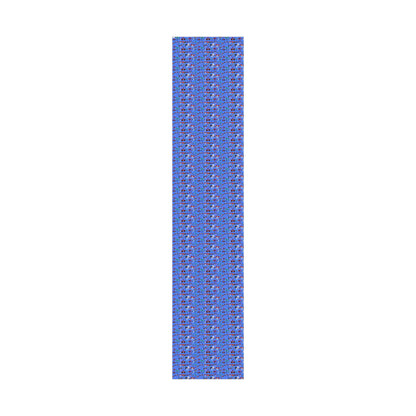 Bad to the Bow, Villains Bows, Cornflower Blue Background - Gift Wrap Papers