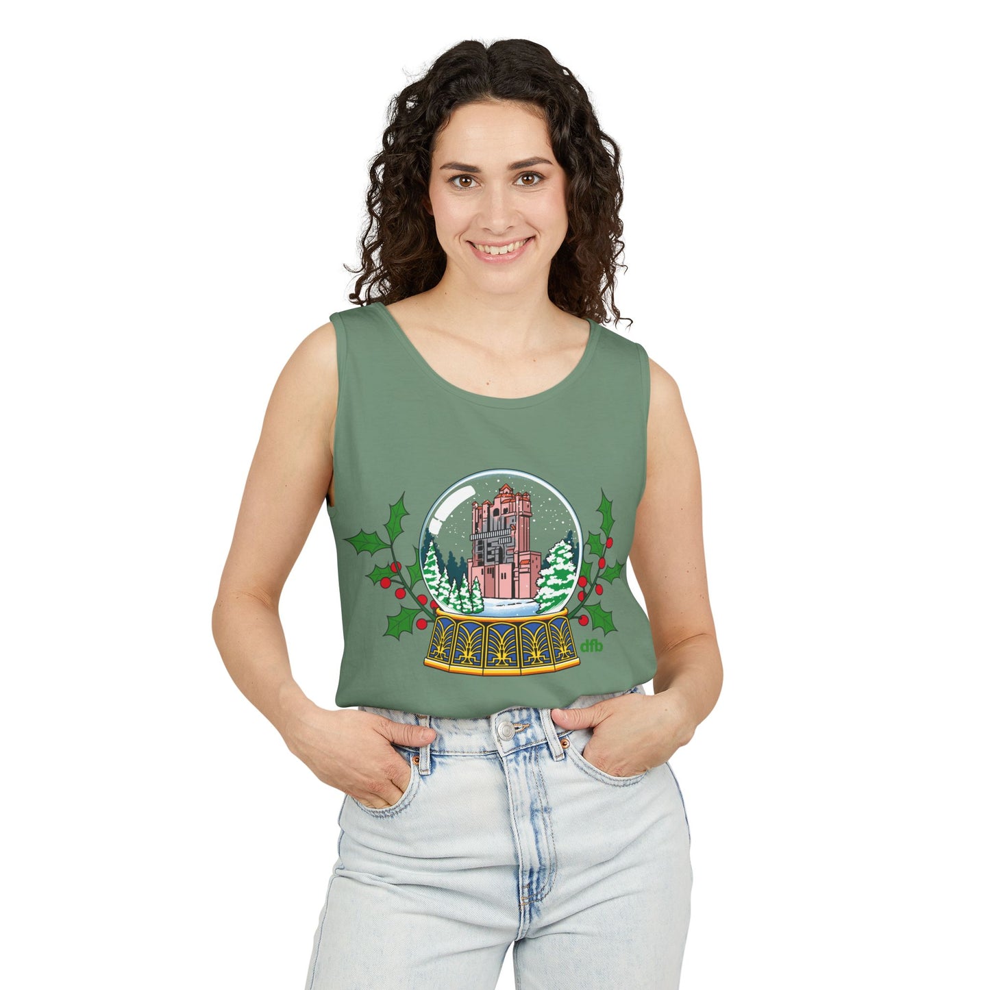 Hollywood Studios Snowglobes - Unisex Garment-Dyed Tank Top